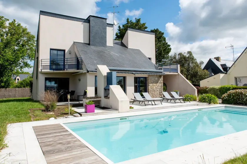 Haus Meerblick 80 m vom Strand entfernt mit beheiztem Pool und sicher - Image 1