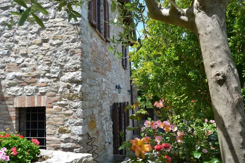 Ancient rock house with garden,situated in the centre,with view of Umbria - Image 1