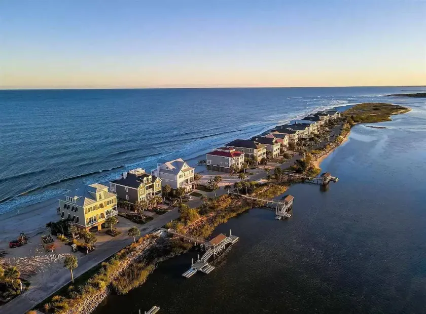 Oceanfront Home on Peninsula-elevator-creekside-2 pools-Litchfield Beach - Image 1