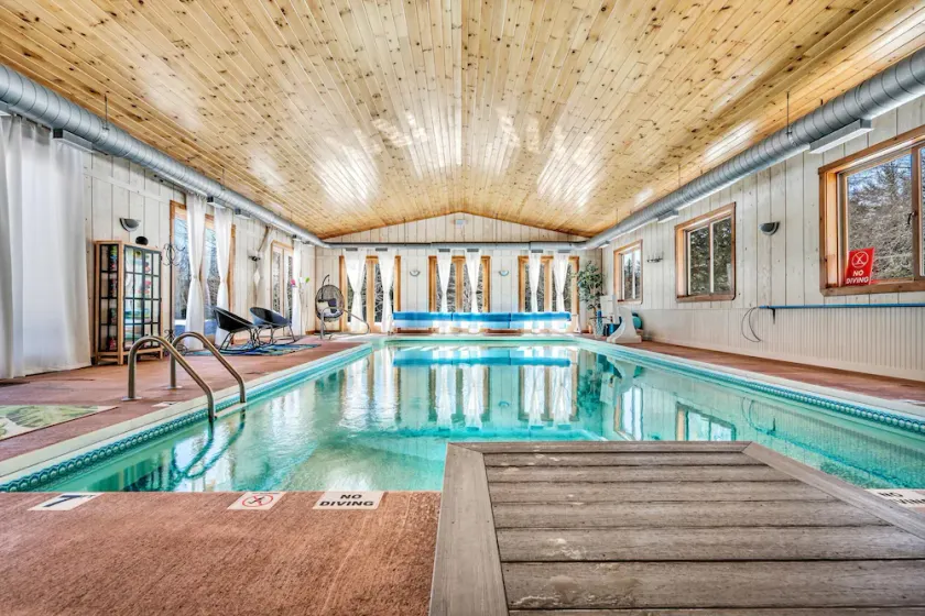 INDOOR POOL, HOT TUB, PRIVATE 86 acre Retreat and Event Space - Image 1