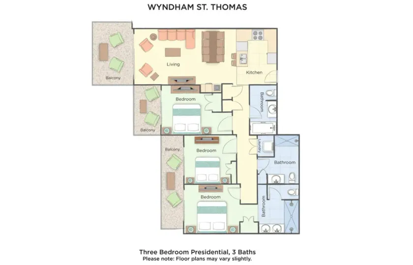 Margaritaville 3Bdrm Presidential Condo Par Wyndham St. Thomas Îles Vierges américaines - Image 1