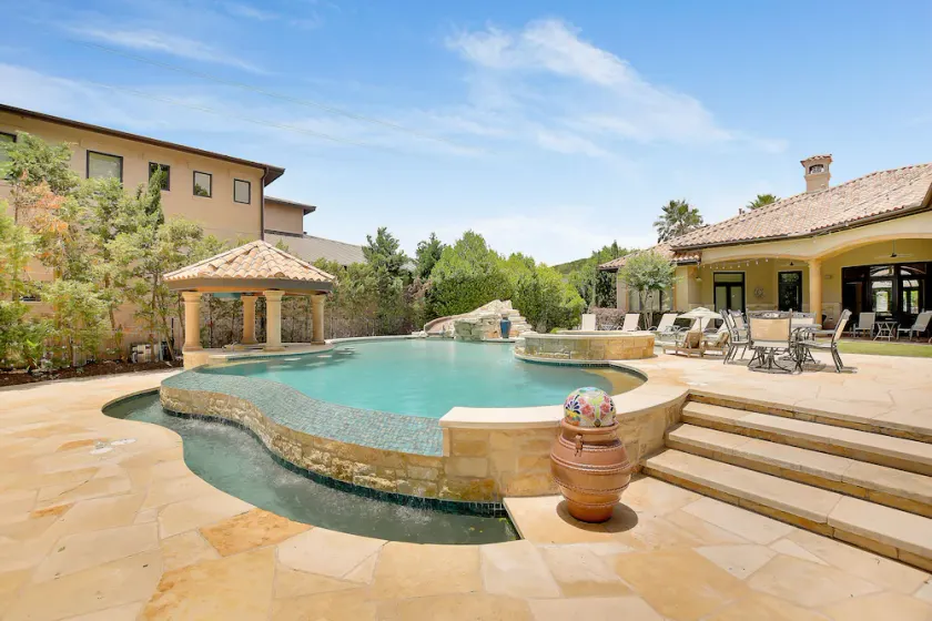 Above Hacienda | Waterfront I Pool & Spa with Slide I Pickleball I Playscape - Image 1