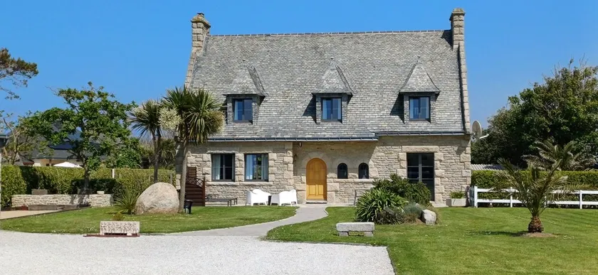BRETAGNE BORD DE MER : maison familiale 6 pers, terrasse+jardin clos, plage 150m - Image 1