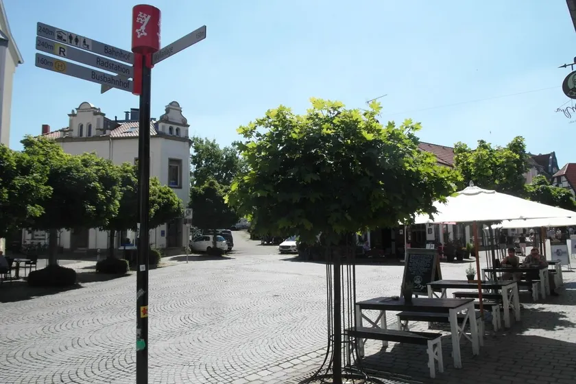 center. App.(35sqm) in d. Old town / outdoor terrace, car + bicycle parking space - Image 1