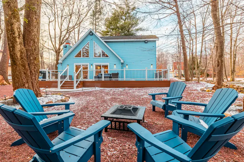HOT TUB ~ Luxury Pocono Chalet ~ lake ~ Pool ~ firepit ~ GAME ROOM - Image 1