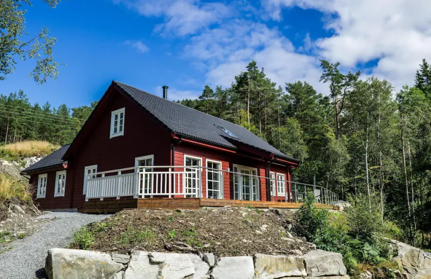 Neues, großes, familienfreundliches Ferienhaus mit herrlicher Aussicht in ländlicher Umgebung - Image 1
