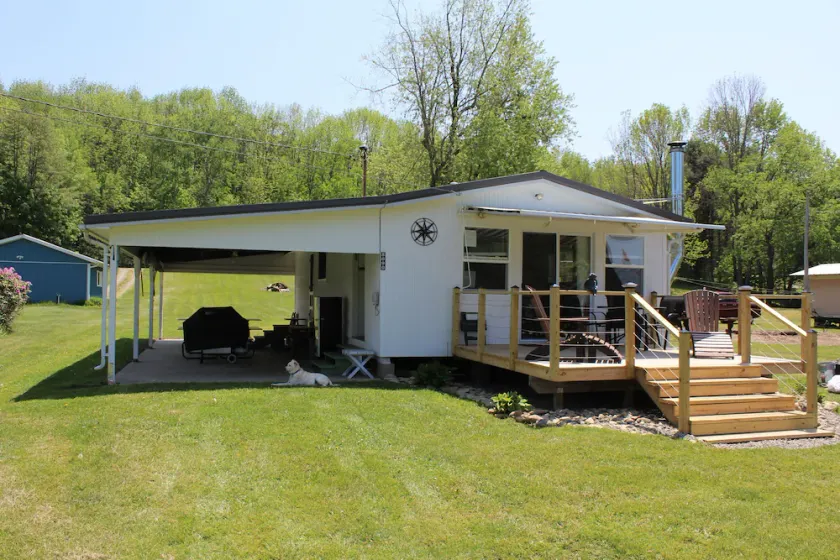 Rushford Lake Waterfront Lake House with Private 50' Waterfront and Dock. - Image 1