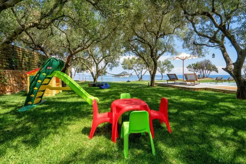 Luxury Villa Zante Villa Artina Poolside Bar Childrens Playground - Image 1