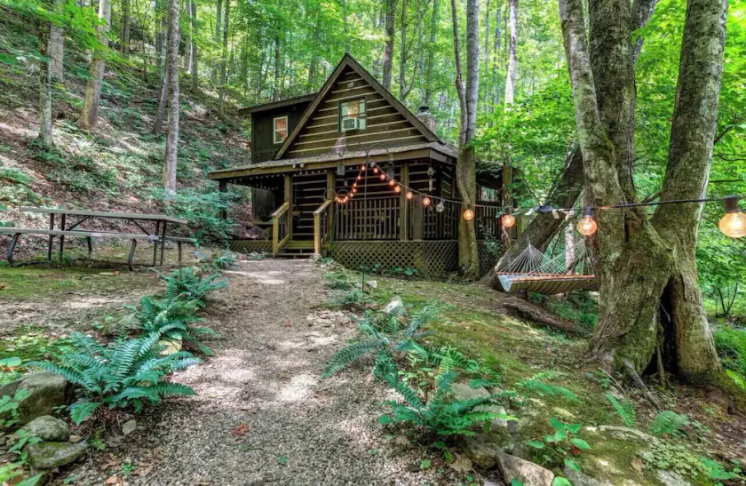 Storybook Cabins in the Woods - 1BR w/Loft - Creek  - Fairy-Lit Path - Romantic - Image 1