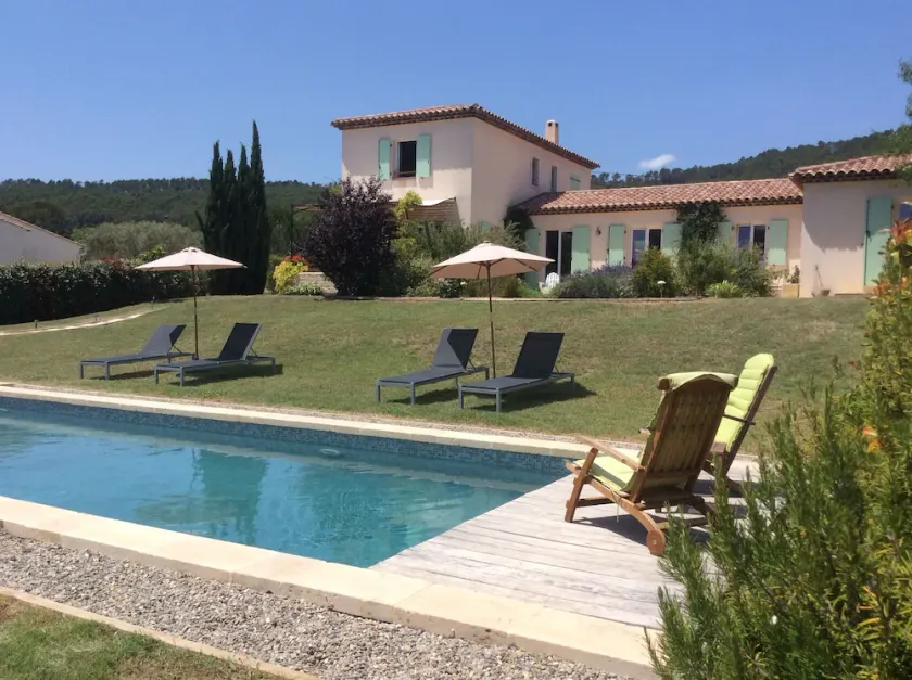 Villa with heated pool and stunning views in Salernes, Provence near Cotignac  - Image 1