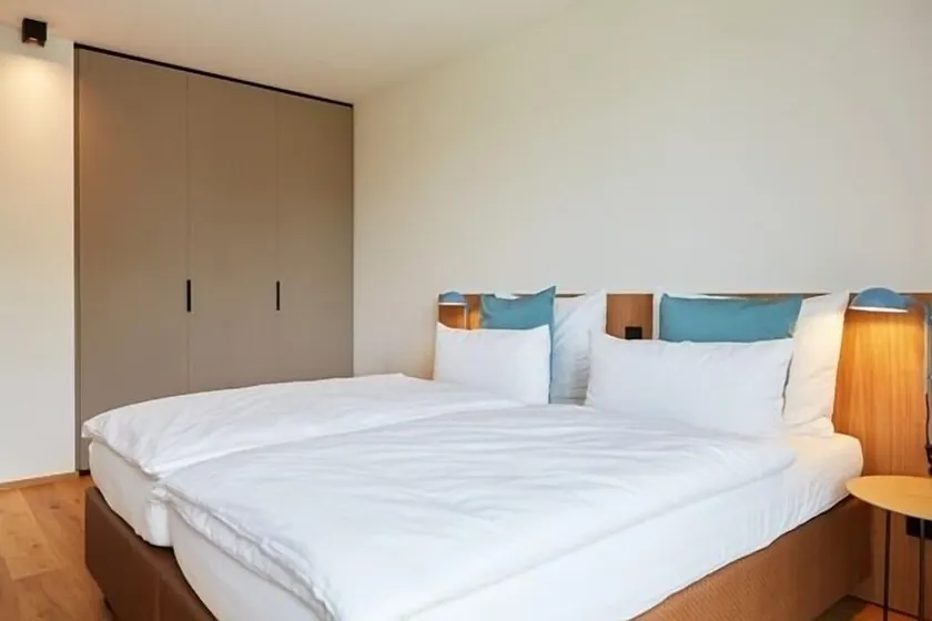 Appartamento familiare Schienerberg, 65mq, 2 camere da letto, 1 soggiorno / camera da letto, balcone, max. 6 persone - Image 1