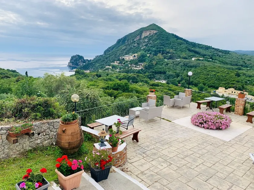 Amber Villa is 15  from the Corfu Golf Club / incredible panoramic view - Image 1