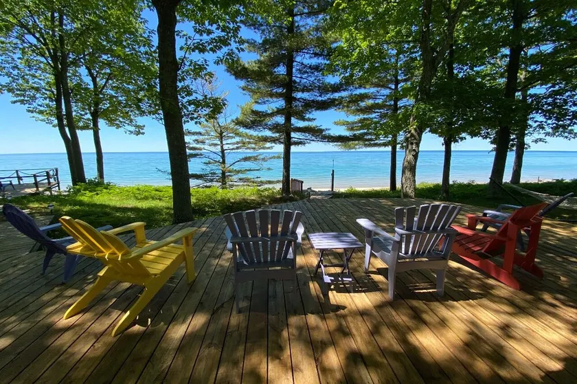 Lake Michigan beachside cottage in Good Hart - Image 1