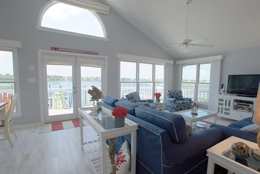 Face au navire: 3 BR / 2 BA maison unifamiliale à Carolina Beach, pour 6 personnes - Image 1