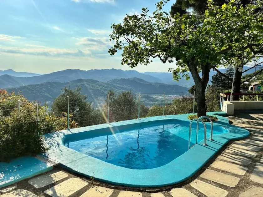 The Cin: villa with swimming pool surrounded by forest. Fabulous sea view. - Image 1