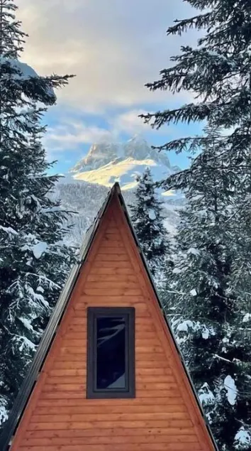 Cabin in the forest, near to ski lift, provide breakfast and dinner - Image 1