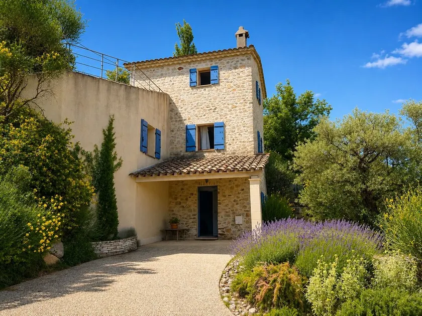 Elegant Provencal house surrounded by vineyards and olive groves. - Image 1