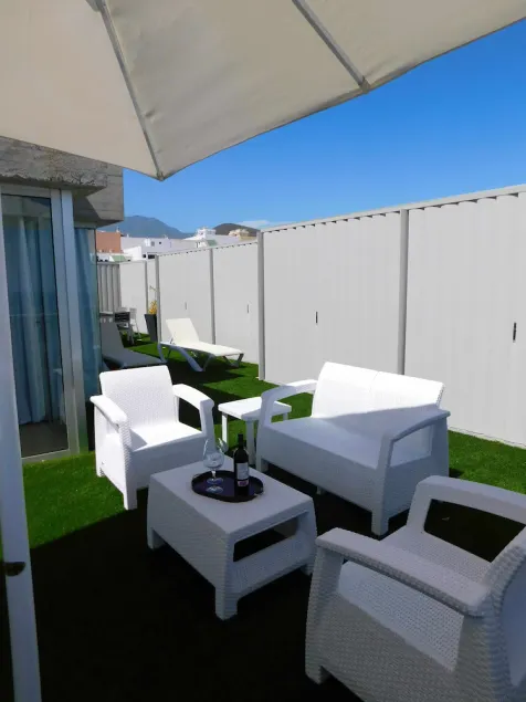 Terrasse til havet Spektakulær penthouse i Puetito de Güimar. - Image 1