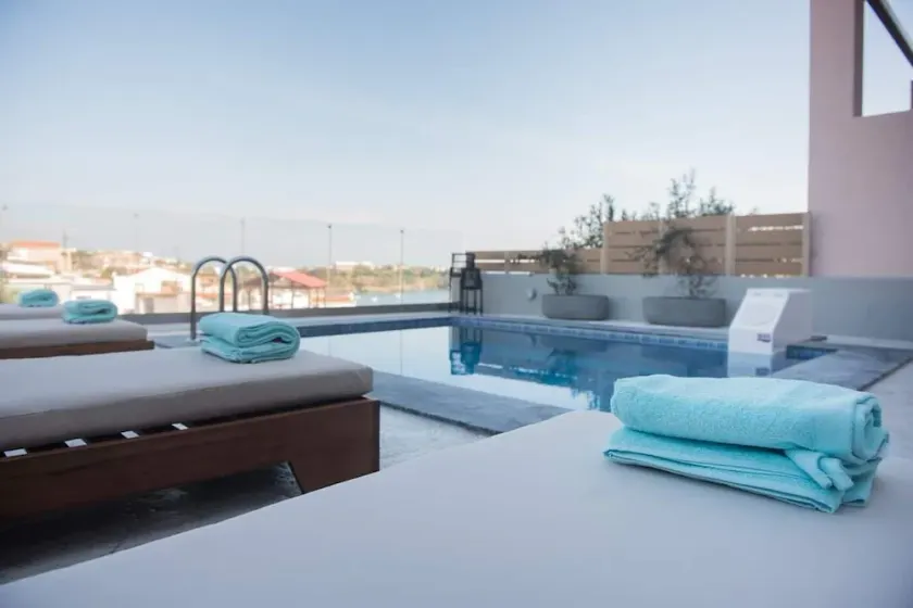 Emmeleia mare new building maisonette with pool, seaview, 3 min from the beach - Image 1