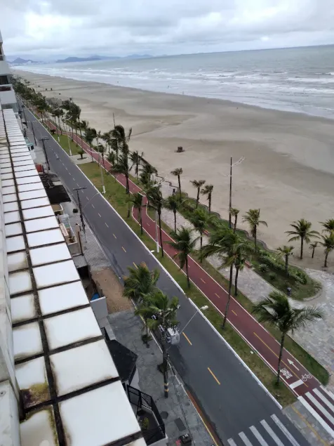 Apto Pé na Areia 2 bedrooms 2 bathrooms in front of the sea Wi-Fi 250 Mb Up to 10x without interest card - Image 1