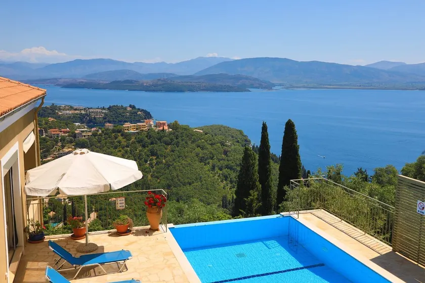 Triantafyllo: Vistas deslumbrantes, perto de Agni, piscina privada - Image 1