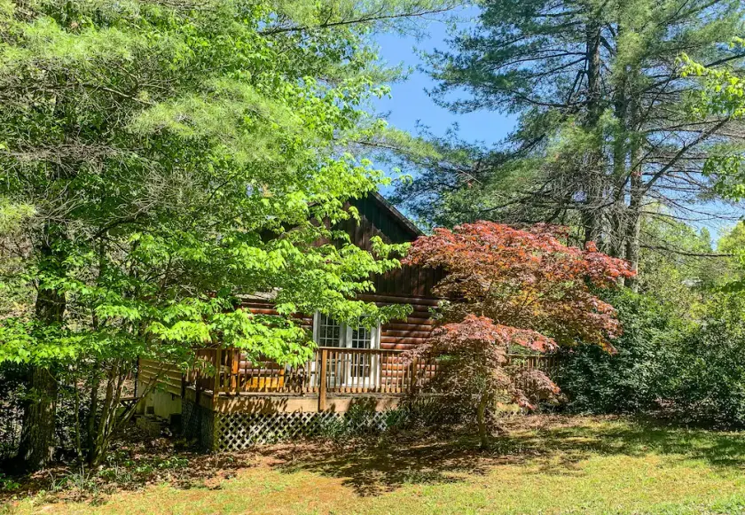 Cozy Log Cabin w/ Gas Fireplace - 2BR/1.5BA Near New River & Parkway - Image 1
