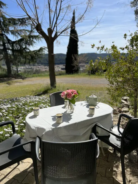 Gîte 2/4 people with swimming pool and view of the Orb valley - Image 1