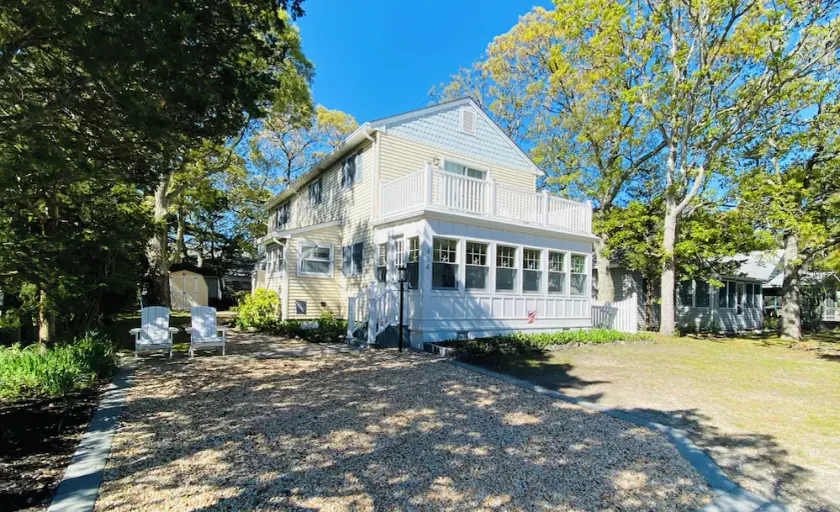 Only 3 blocks to the beautiful St. Peter's Beach of Cape May Point sits this roomy beach house - Image 1