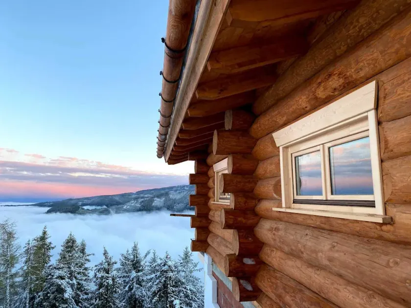 Chalet Klippitz Star, 1600m log cabin in the ski area, panoramic view - Image 1