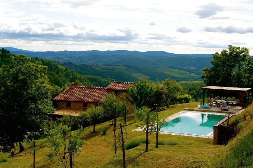 Villa sul Chianti nel cuore della Toscana, piscina grande, terreno di 14 ettari - Image 1