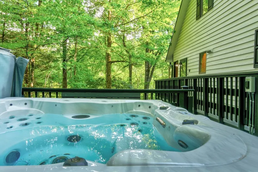 Paws A While - Hot Tub Pool Table Firepit - Image 1
