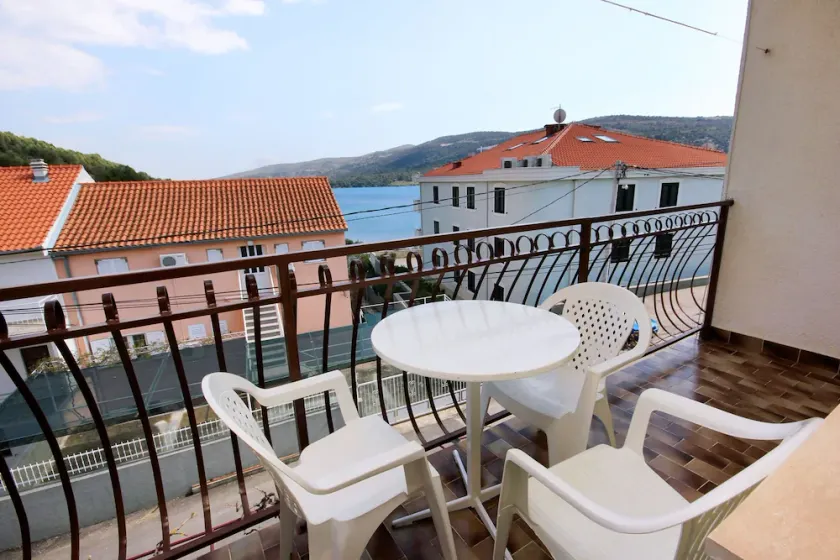 One bedroom apartment with balcony and sea view Marina, Trogir (A-10003-c) - Image 1