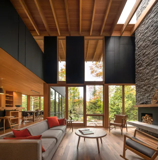 Modernist Haliburton Luxury: 4-Jahreszeiten-Seeseite mit privaten Wanderwegen - Image 1