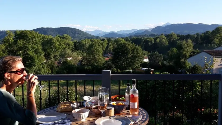 Splendide vue Pyrénées, Rez de jardin, 2 chambres - Image 1