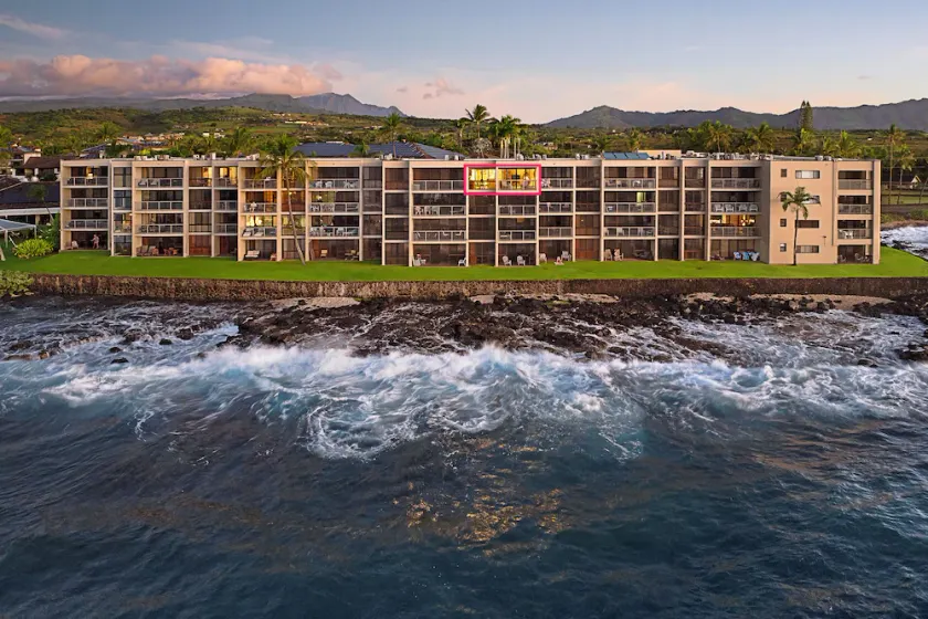 Kuhio Shores # 412 - Erstaunlicher Panoramablick auf die oberste Etage und Klimaanlage! - Image 1