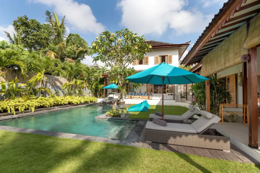 Gorgeous 5BR Villa, Canggu - 7Min Drive To Splash Waterpark Bali! W/Pool! - Image 1