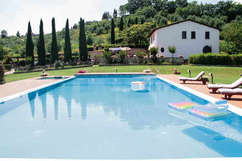 EXKLUSIVE CHIANTI VILLA SPECTACULAR POOL TENNISPLATZ 15 MIN. TOFLORENCE - Image 1