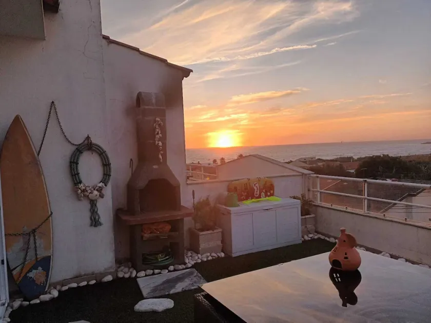 Appartamento / terrazza sulla spiaggia di Vila Chã, 2/4 persone, vista mare / barbecue / tavolo da biliardo. - Image 1