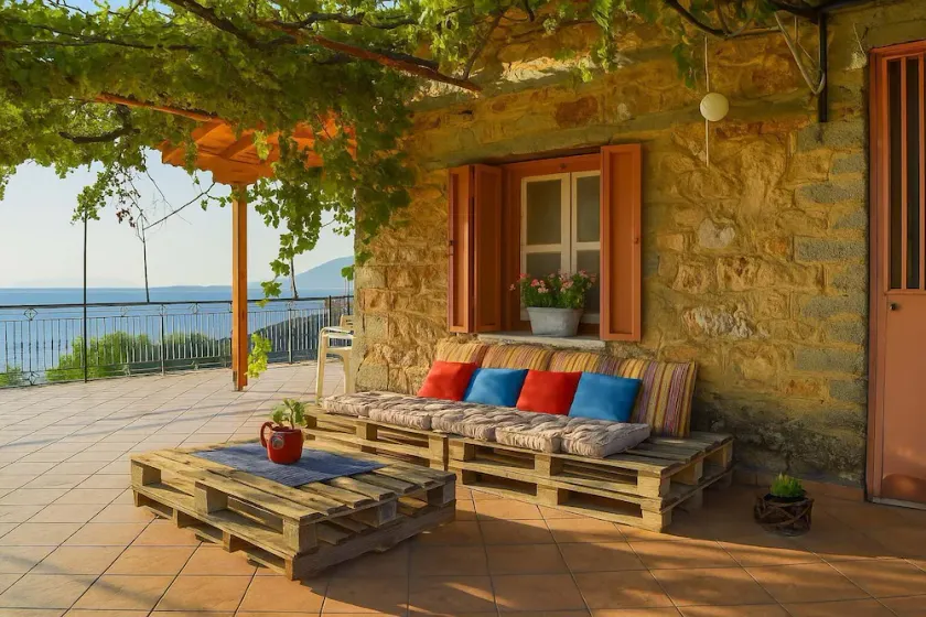 Eleni's Coastal Retreat with Ocean View Gemstone - Image 1