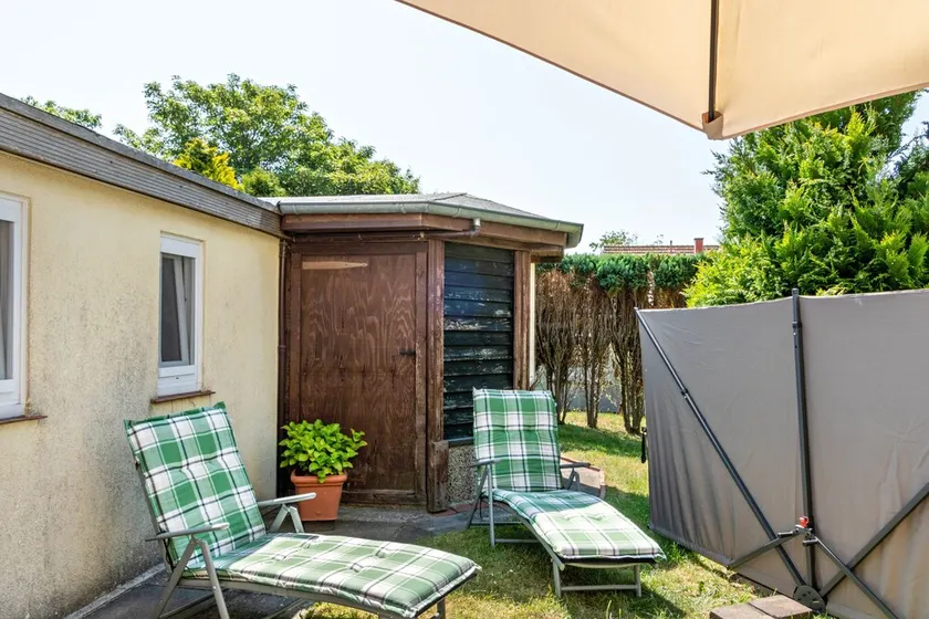 Apartamento 'Ferienwohnung Kleiner Strandfloh' com terraço privado, jardim privado e acesso Wi-Fi - Image 1
