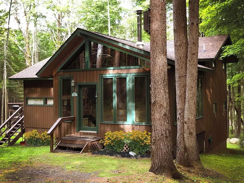 3-Acres Adirondack Cabin: Private Beach, Hiking, Sauna, Pool Table, - Image 1
