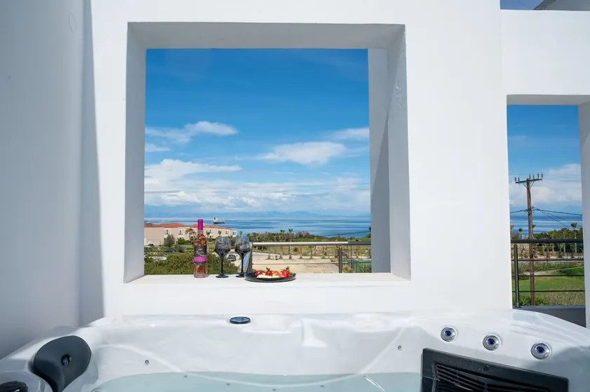 Villa Serena Kalithea Rhodes Sea View Jacuzzi - Image 1