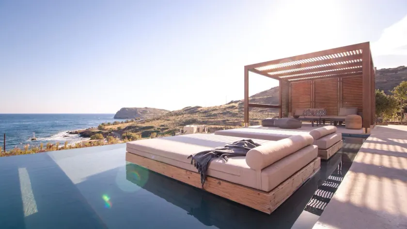 Two storey luxurious villa in Mochlos village - Image 1