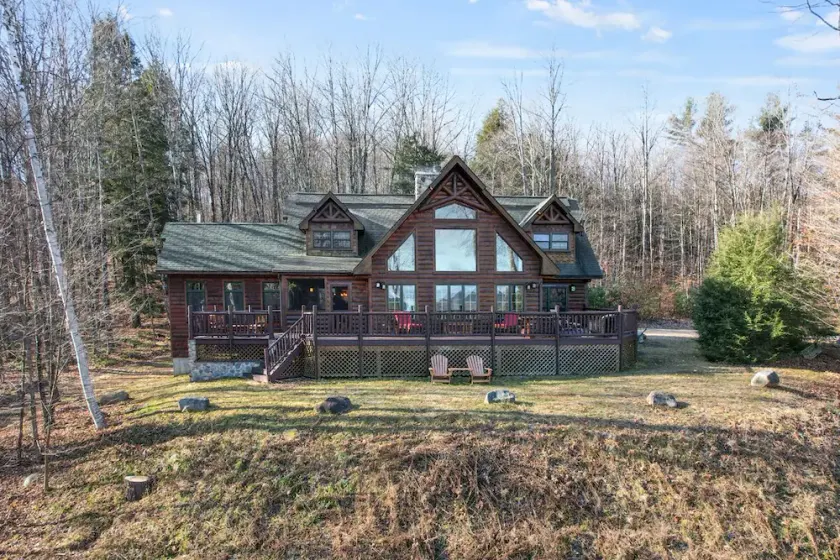 Private Lincoln Log Luxury Lodge in the Adirondacks  - Image 1