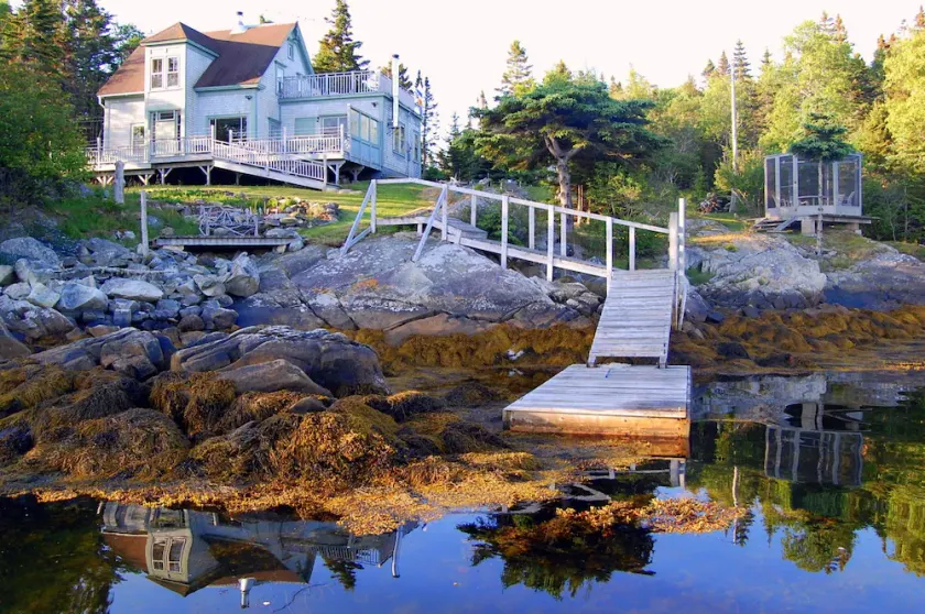 Stunning Oceanfront Island Home! On Secluded Cove Near Lunenburg. Car-Accessible - Image 1