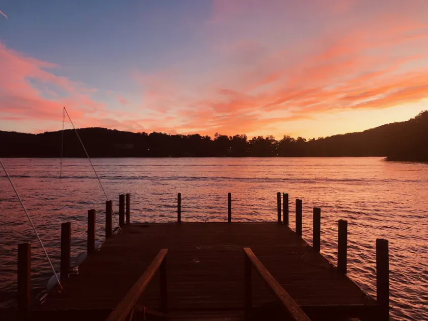 Level, Direct Lakefront, Expansive Western Views, Beach On Candlewood Lake - Image 1
