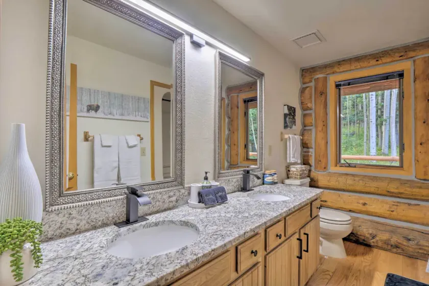 A Creek Runs Through It Luxury Log Home - Image 1