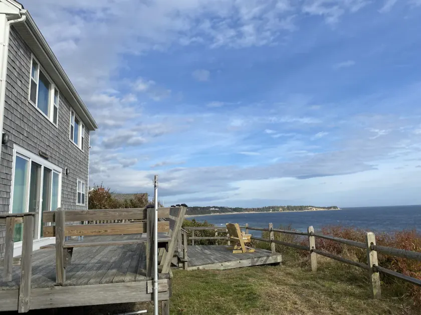 Beachfront Home On Cape Cod Bay with Wraparound Deck - Image 1