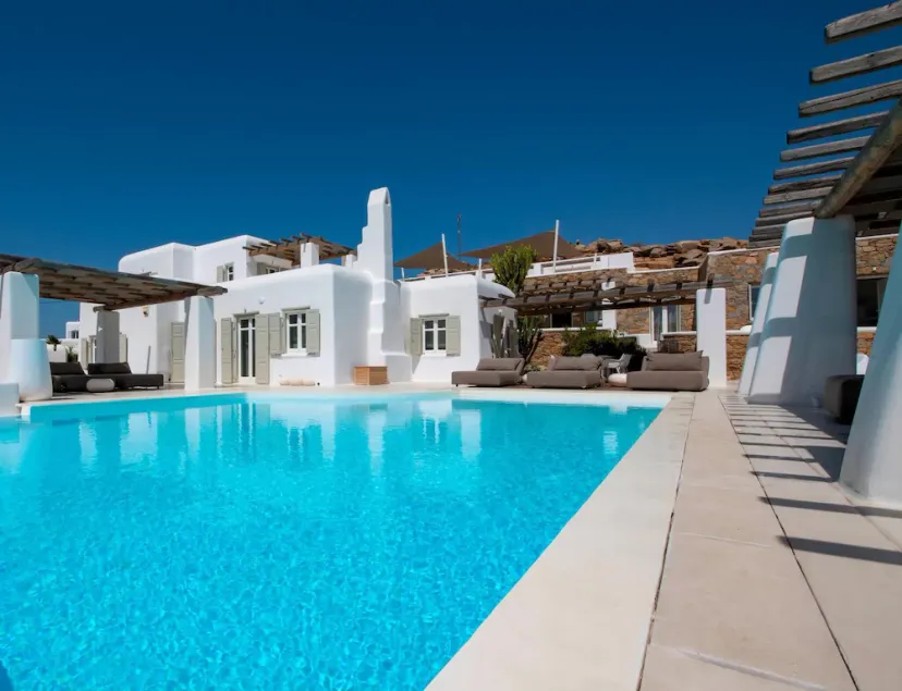 Excellent Tourlos Villa | 8 Bedrooms | Villa Opal | Stunning Sea and City Views - Image 1