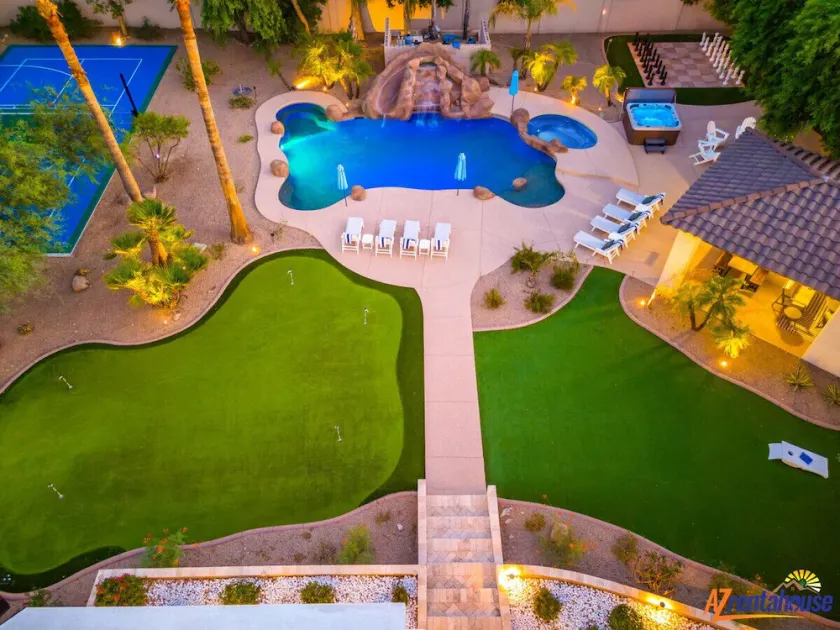 Private Paradise Resort with Waterslide+Pickleball+Putting Green+ Playset - Image 1